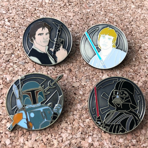 star wars disney pin set